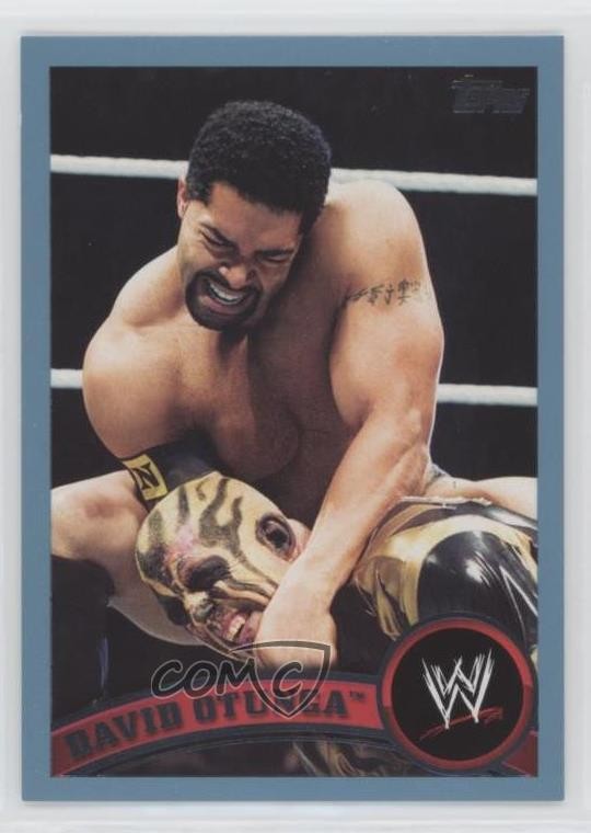 2011 Topps WWE Blue 87/2011 David Otunga #21 1s8