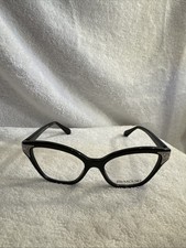 Swarovski Eyeglasses SK2029 1001 54-17-140 Black With Sparkles Cat Eye
