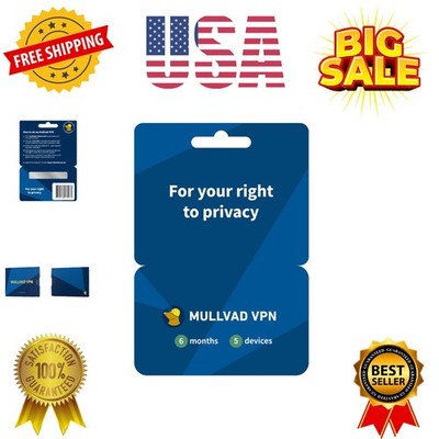 6  for 5 Devices | Protect Your Privacy with Easy-To-Use Security VPN Service
