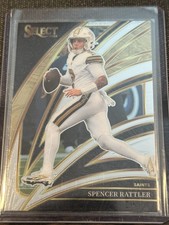 2025 Panini Select Club Level Spencer Rattler New Orleans Saints