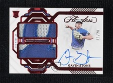 2023 Flawless Rookie Signatures Ruby 11/20 Gavin Stone Dual Patch Auto 0w3
