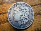 Morgan silver dollar 1900 O New Orleans Mint Circulated 90% Silver Key Date