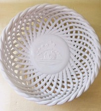 Mulino Bianco Barilla Cestino Rondini Cesto Intrecciato  Portapane Ceramica a)