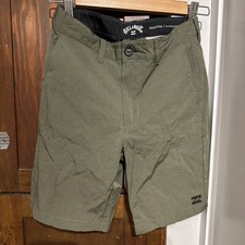 Billabong Recycler Crossfire Submersible Size 25 Boys Back Zipper Pocket Swim