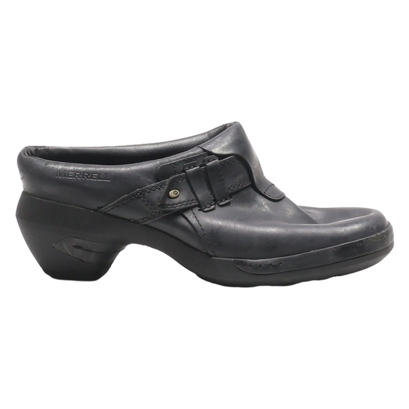 MERRELL scarpe decolte nere in pelle da donna UK 5 5