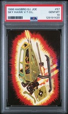 1986 HASBRO G.I. JOE  57 SKY HAWK V.T.O.L. PSA 10