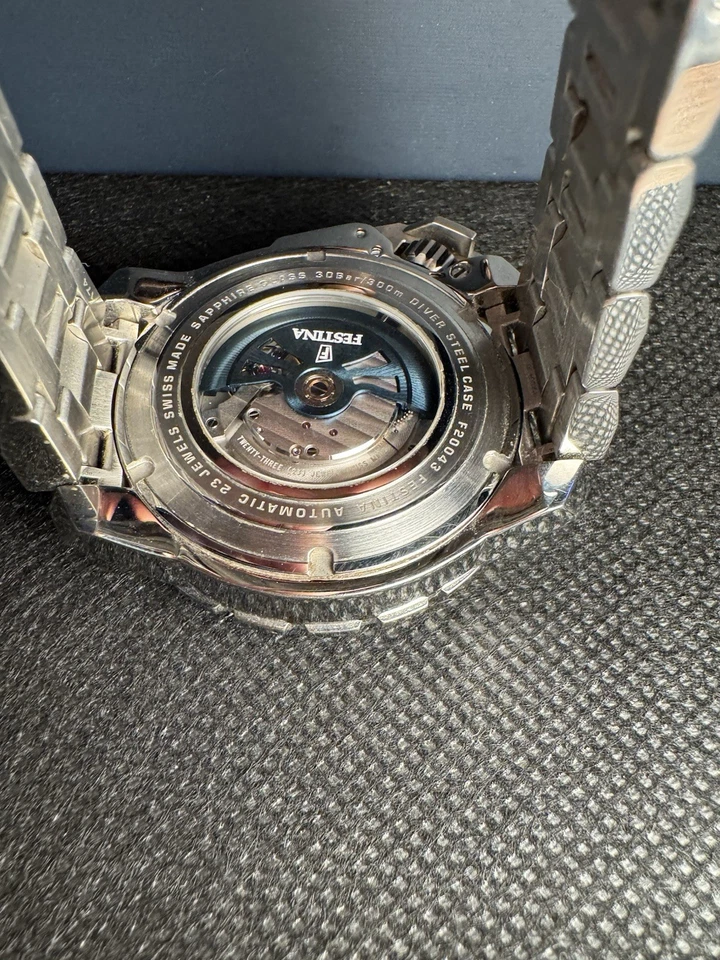 FESTINA SWISS ODYSSEY DIVER 47MM AUTOMATIC - F20043-6 MEN's WATCH BOX & Papers - Image 3 of 4