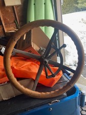 CHRIS-CRAFT 1920s-1930s wood steering wheel 17