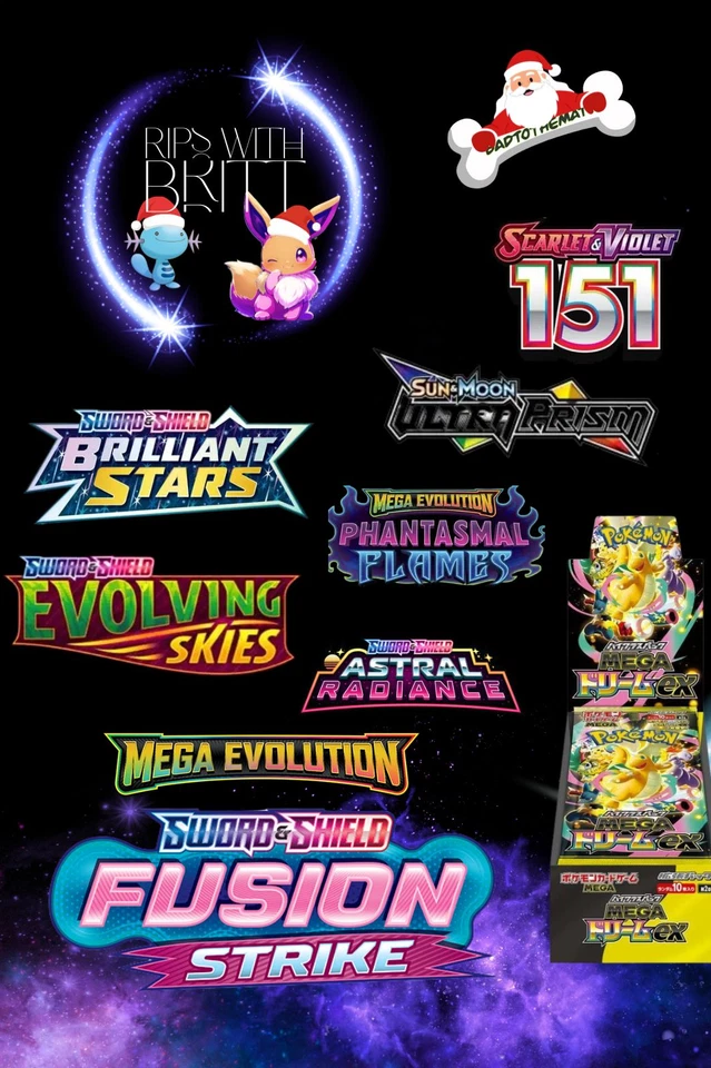 MEGA DREAM! FLAMES! FUSION! BRILLIANT! 151! ETBS! PRISM! W/BRITT !