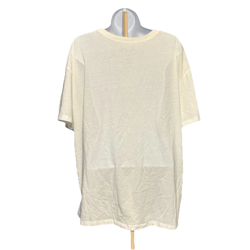 Tom Petty Full Moon Fever Shirt Women 2XL White Short Sleeve Glitter Graphic - Image 2 of 4