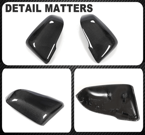 Calotte specchietti in carbonio alloggiamento specchietto retrovisore esterno adatte per BMW Z4 X1 F48 F49 F45 F46 - Foto 11 di 11