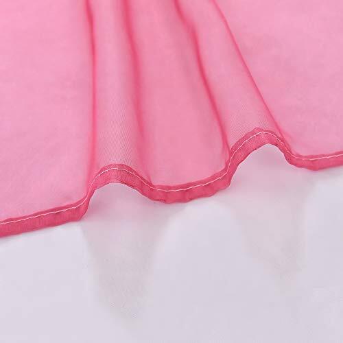 Pink Curtain Ombre Sheer Curtain Teenage Girls Bedroom Gradient Window Panel - Picture 8 of 8