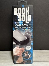 Tzumi Rock Solo Karaoke Mic Speaker Bluetooth Built-in Smartphone Holder - NEW