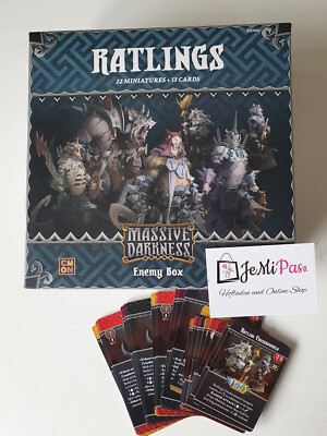 Massive Darkness Ratlings Expansion + Upgrade Pack Massive Darkness Hellscape