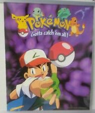 Pokemon Original 150 Characters Poster 22X34 Nintendo 1998 Gotta