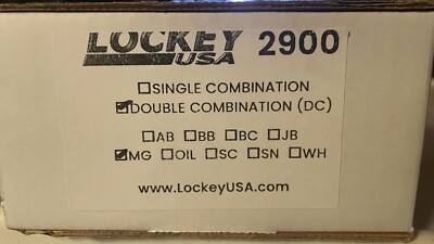 Box of 3 Lockey 2900 Double Combination Narrow Stile Deadbolt Lock Marine Grade