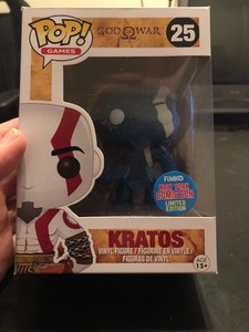 FunkoPop - Kratos (Blue) - New York City Comic Con Exclusive | eBay