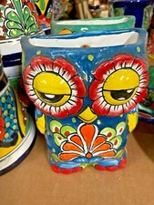 TALAVERA MEXICAN POTTERY - OWL SCONCE PLANTER 1   FREE SHIPPING  