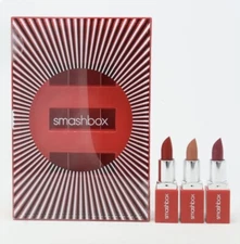 Smashbox Be Legendary Mini Lipstick Trio Box Lot of 3 New