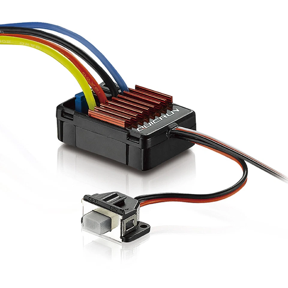 HobbyWing QuicRun 1060 60A 25A Brushed Waterproof ESC for 1:10 1:18 1:16 RC Car - Image 3 of 4