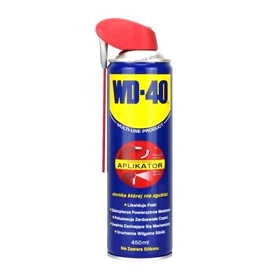 1x 450ml WD40 Mehrzweck Multfunktions-Fett/Spray Reinigungsöl Schmieröl AMT01450