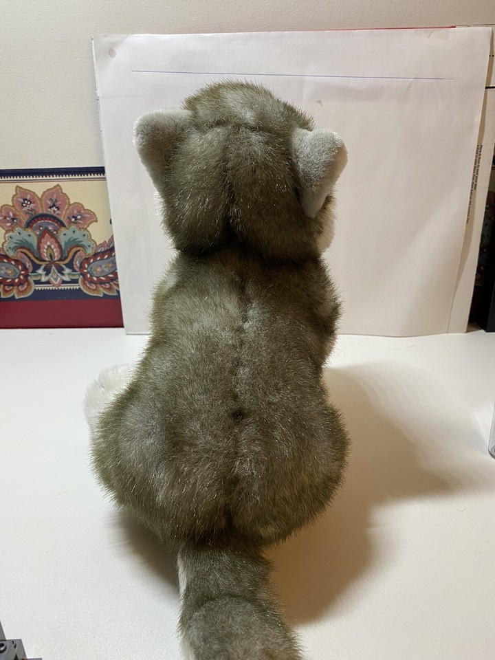 Build A Bear Siberian Husky Wolf Dog Stuffed Animal 16” eBay