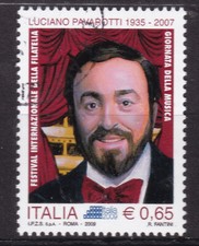 ITALY -2009 MUSIC DAY USED LUCIANO PAVAROTTI