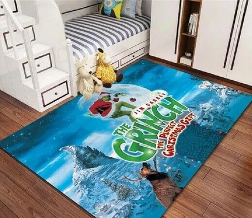 La pesadilla antes de Navidad Grinch alfombra suelo felpudo alfombra antideslizante DE - Imagen 3 de 15