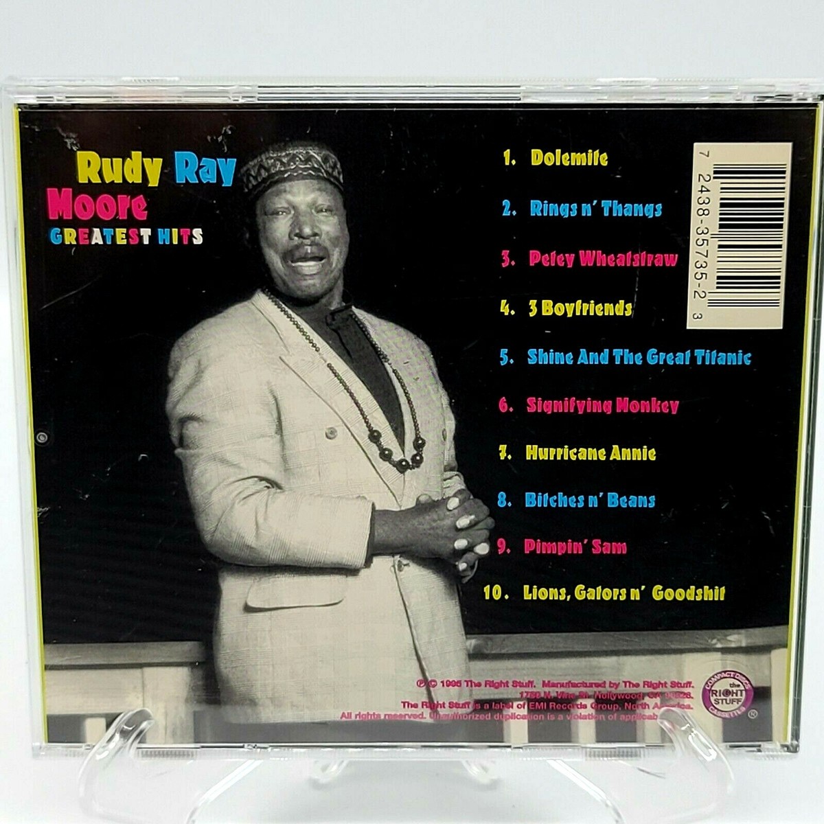 Rudy Ray Moore Greatest Hits Comedy CD 1995 724383573523| eBay