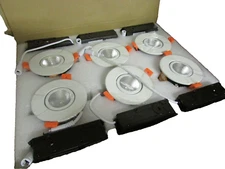 Torchstar 12 Pack LED Recessed Lights 7W- Rotatable Downlights 3000k Warm White