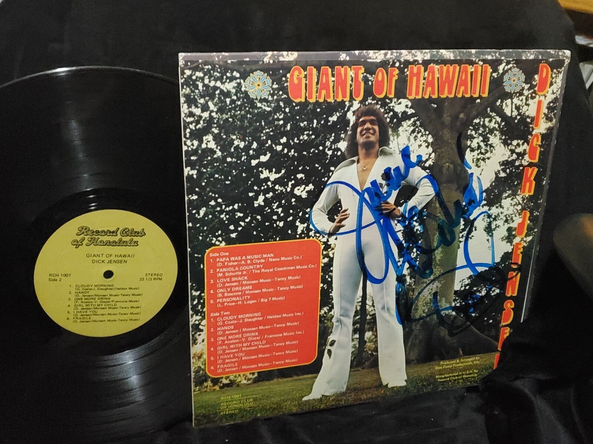 GIANT OF HAWAII DICK JENSEN SIGNED LP HAWAII EXOTICA | eBay