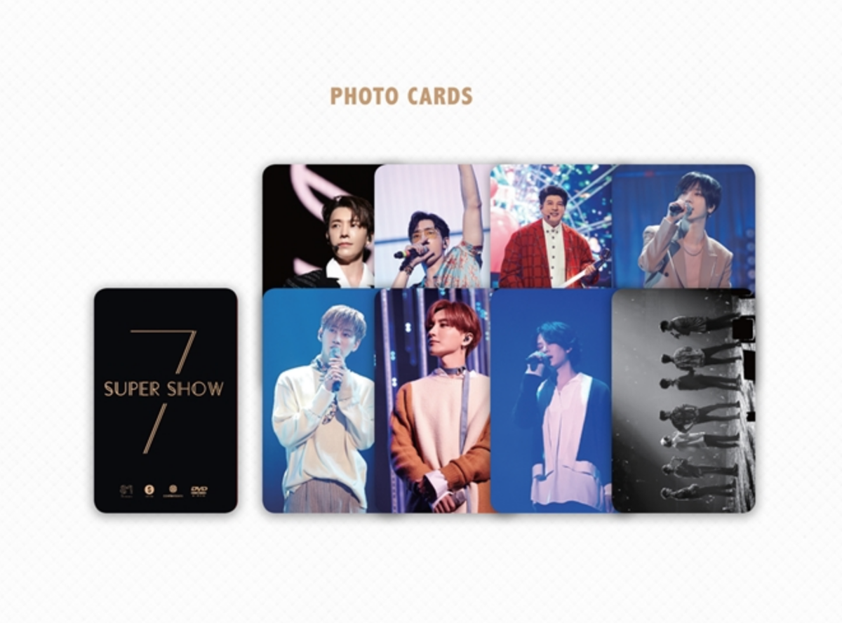 SUPER JUNIOR - SUPER SHOW 7 DVD FIRST PRESS LIMITED PHOTO CARD SET