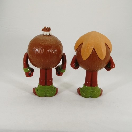 (2) Kakamora Pirate Coconut Warrior Figure Maraca Music Instrument Disney Moana - Picture 3 of 4