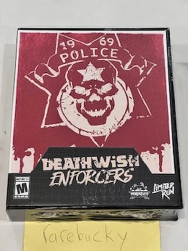 Deathwish Enforcers Classic Edition (PS5) NEW SEALED MINT, RARE LRG!