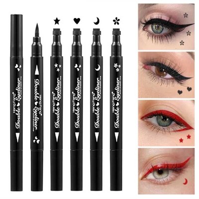 Winged Eyeliner Stempel Wasserfest Langhaltend Liquid Ösen Stift Makeup Tool   