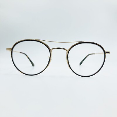 Talla Eyewear Eyeglasses Men's Round Brown Gold by Caroline Abram Mod. capri 2 new