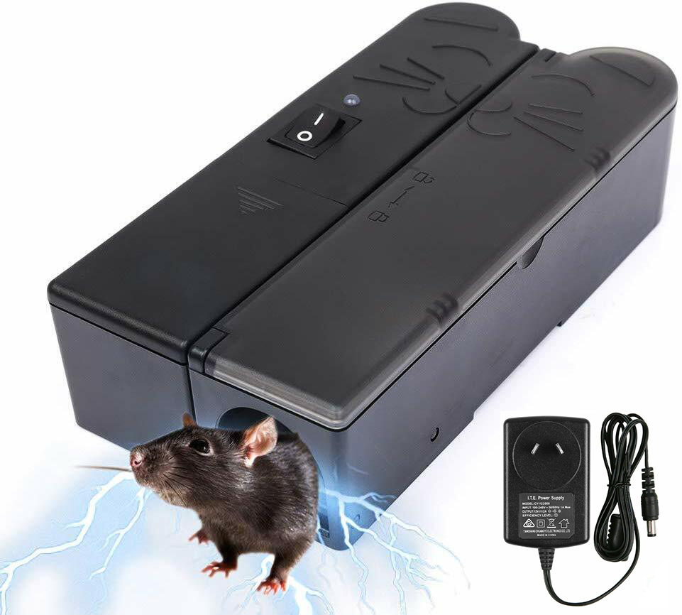 Electronic Mouse Trap Mice Rat Killer Pest Victor Control Electric Zapper Rodent