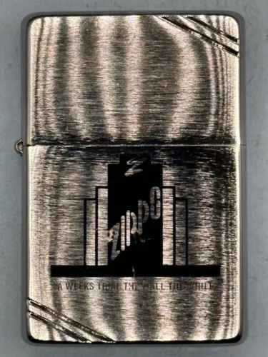2018 A Week’s Trial Replica Chrome Zippo Lighter NEW