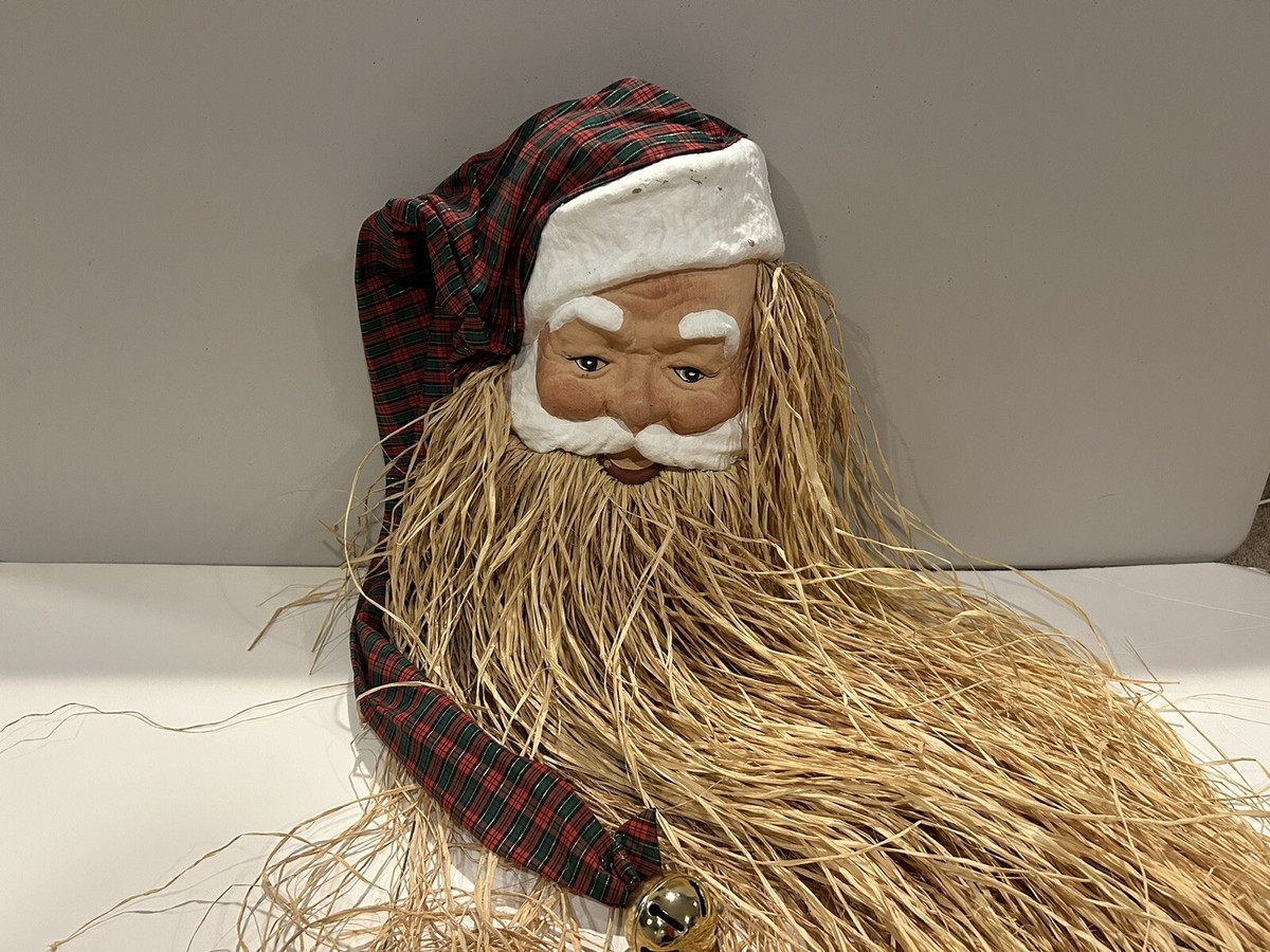 けいち【新品未開封】nene様 メモパッド Christmas Bear Vintage Santa Head with Raffia Beard “Christmas In July