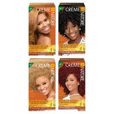 [CREME OF NATURE] MOISTURE-RICH HAIR COLOR DYE KIT W/ SHEA BUTTER CONDITIONER