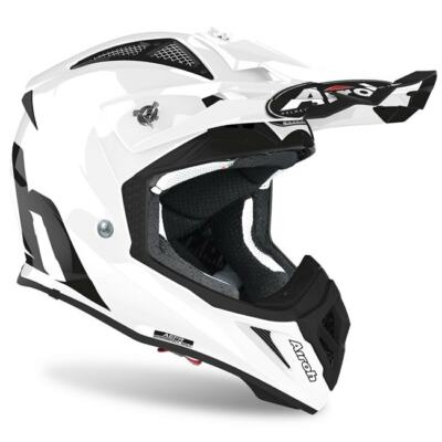 2021 AIROH AVIATOR ACE WHITE CROSS ENDURO CARBON HELMET XS TO XL