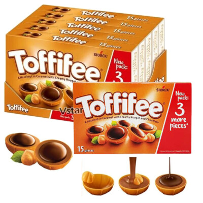 TOFA/トーファ一2箱 Toffifee 15 Pieces 125g - Hazelnut In Caramel With Creamy Nougat