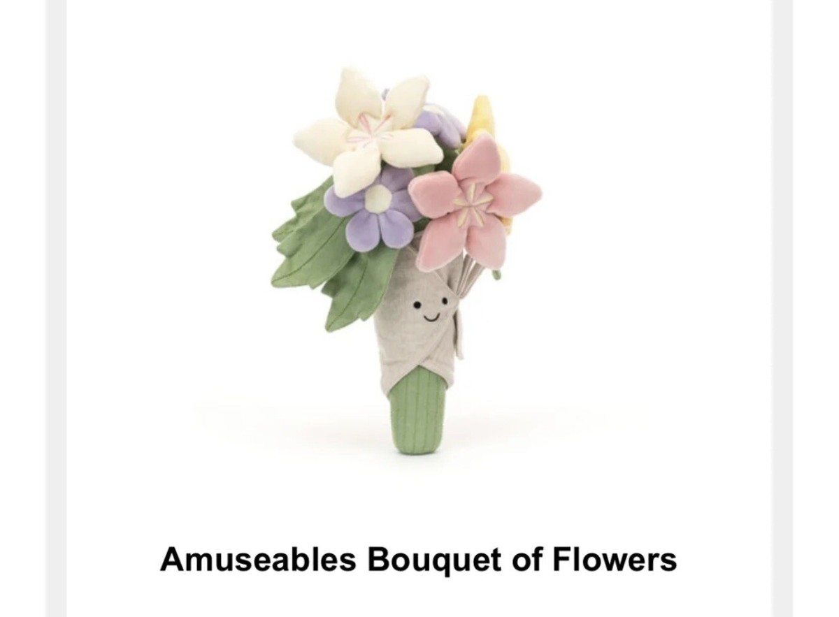 AUTHENTIC NWT Jellycat Amuseable Bouquet of Flowers SHIP NEXT
