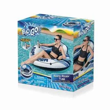 H2OGO! 53" Rapid Rider Multicolor Single River Tube, Adult Unisex Cup Holder