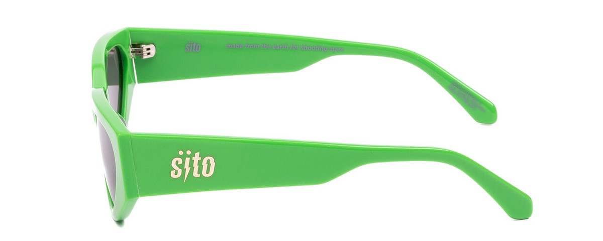 SITO SHADES AXIS Women's Polarized Sunglasses in Neon Green Flash