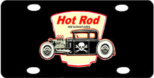 One Aluminum License Plate 6 In X 12 In Made In Usa For Hot Rod