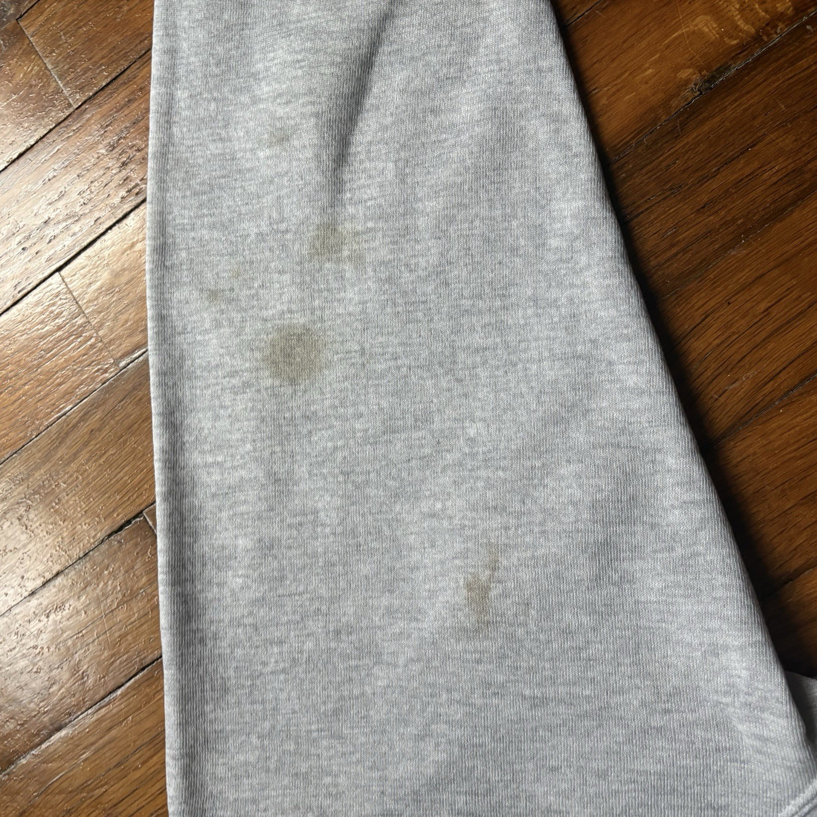 Vintage 1990’s Jerzees Blank Gray Basic Crewneck … - image 5