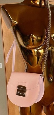 FURLA Metropolis Schultertasche Crossbody Tasche Rosa / Hellrosa