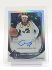 JORDAN CLARKSON 2025-26 BOWMAN CHROME REFRACTOR AUTO /499 #BCA-JC Q7302