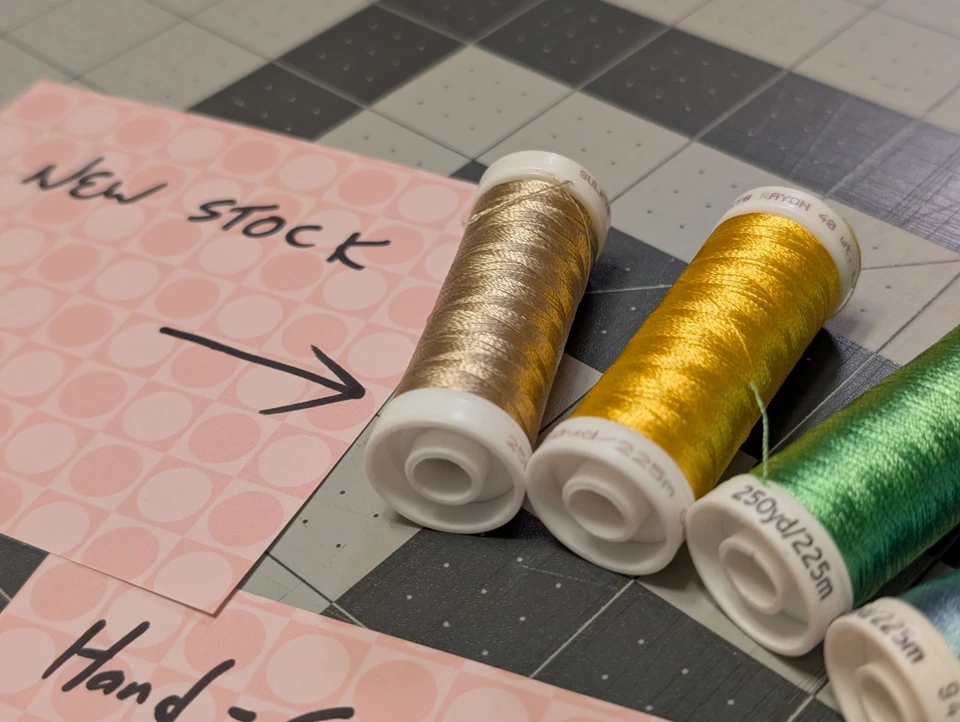 SULKY 40 Rayon LOT - 6 x NEW STOCK 8 x LIGHTLY USED 40wt 250yd Spools -US SELLER - Image 2 of 4